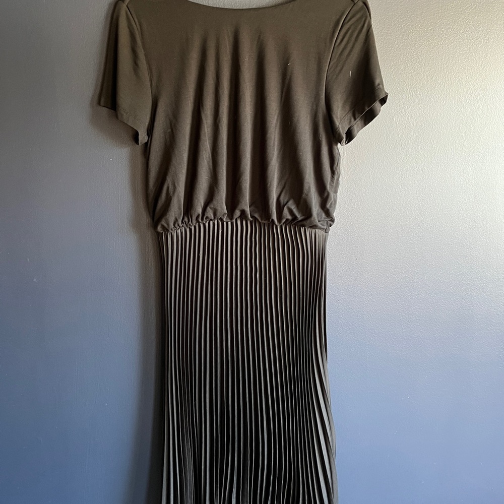 LOFT Dress with Pleated Skirt